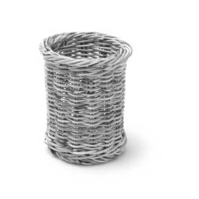 Cesto para talheres, Cinzento-claro, ø100x(H)120mm