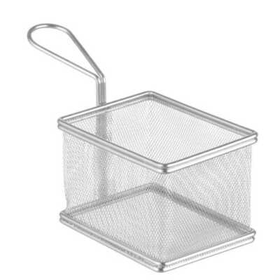 Miniaturas de cesto de fritar, 125x100x(H)85mm