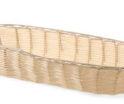 Cesto para pão – oval, 375x140x(H)70mm