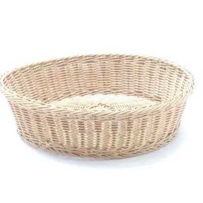 Cesto para pão redondo, Bege, ø400x(H)90mm