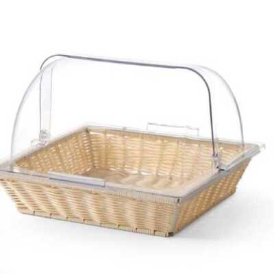 Cesto com tampa basculante, cesto e tampa, GN 2/3, 365x335x(H)245mm