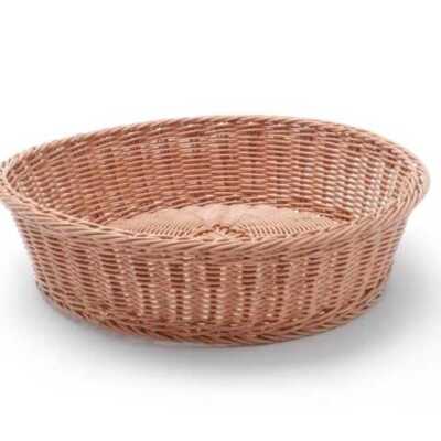 Cesto para pão redondo, Castanho, ø400x(H)90mm