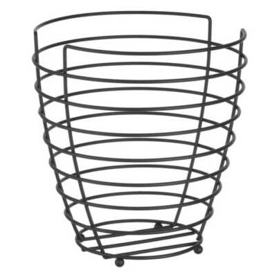 Cesto para fruta preto, ø230x(H)250mm