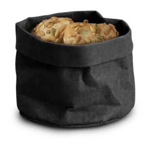 Cesto de papel para pão, Preto, 170x170x(H)150mm
