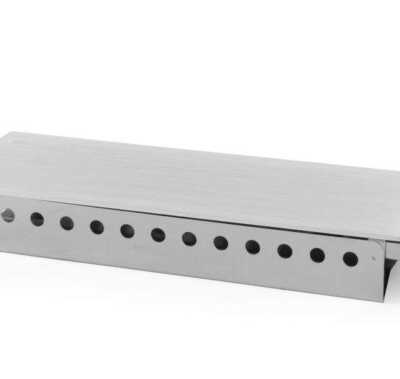 Aquecedor de pratos com 3 bicos, 450x180x(H)65mm