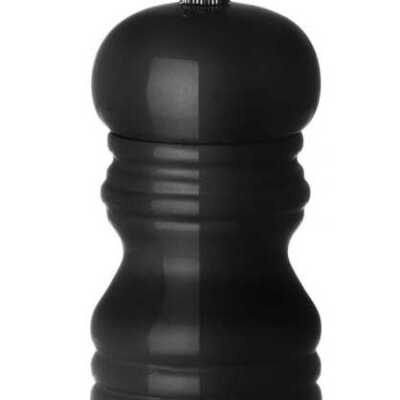 Moinho de pimenta de madeira, Preto, ø50x(H)113mm