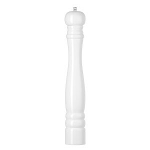 Moinho de sal de madeira, Branco, ø65x(H)415mm
