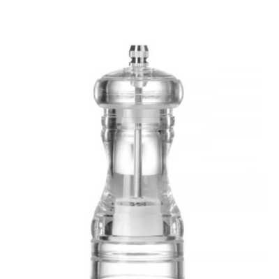 Moinho de pimenta acrílico, Transparente, ø50x(H)113mm