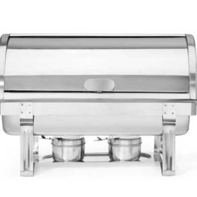 Réchaud Gastronorm 1/1 com tampa basculante, 9L, 590x340x(H)400mm