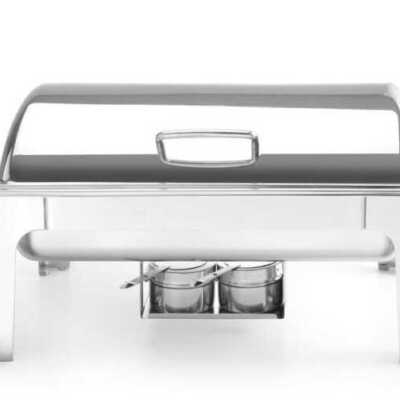 Réchaud GN 1/1 acabamento espelhado, 9L, 570x405x(H)320mm