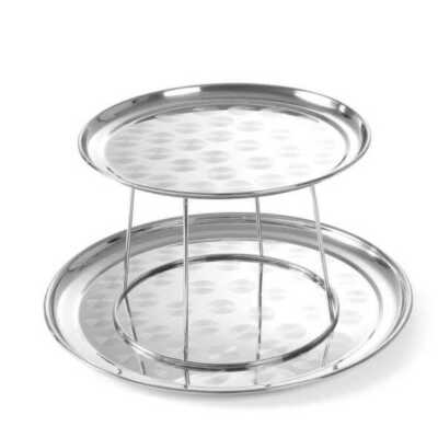 Expositor com tabuleiros para marisco, ø400x(H)200mm