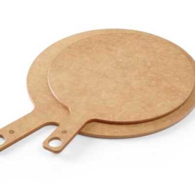 Tábua para pizza com pega, ø254x(H)6mm