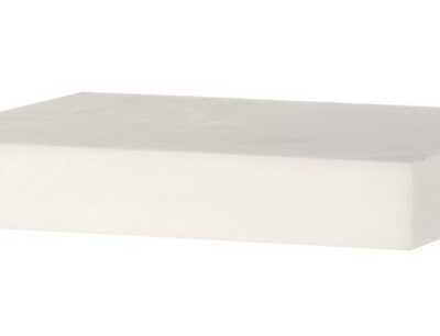 Tampo - Polietileno sem base, bloco, Branco, 500x400x(H)80mm