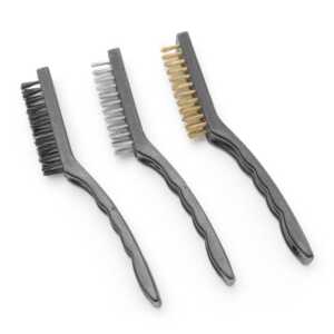 Conjunto de escovas de arame estreitas - 3 unidades, 3 pcs. , (L)230mm