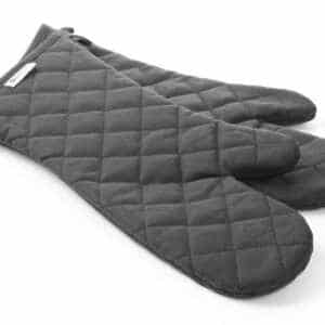 Luvas de forno - 2 unidades, algodão com revestimento retardador de chama, 2 pcs. , (L)380mm