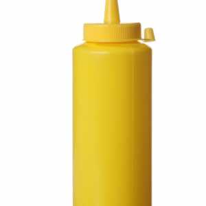 Biberão para molhos, 0,7L, Amarelo, ø70x(H)240mm