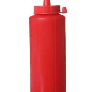 Biberão para molhos, 0,35L, Vermelho, ø55x(H)205mm