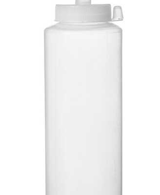 Biberão para molhos, 0,2L, Transparente, ø50x(H)185mm