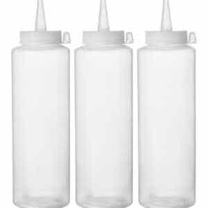Conjunto de garrafas dispensadoras - 3 unidades, 0,35L, Transparente, 3 pcs. , ø55x(H)205mm