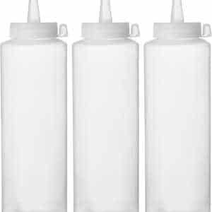 Conjunto de garrafas dispensadoras - 3 unidades, 0,2L, Transparente, 3 pcs. , ø50x(H)185mm