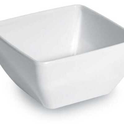 Taça quadrada, Branco, 190x190x(H)100mm