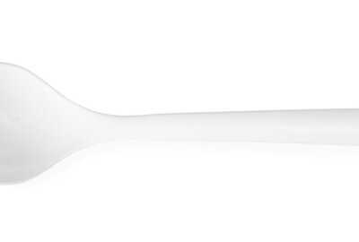 Garfo para salada, Branco, 305x65mm