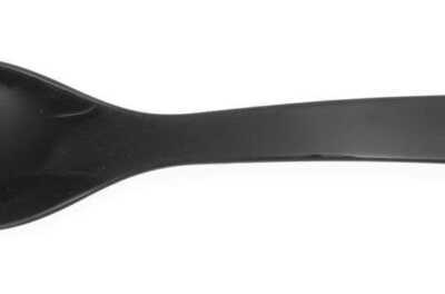 Colher para salada, 0,03L, Preto, 235x55mm
