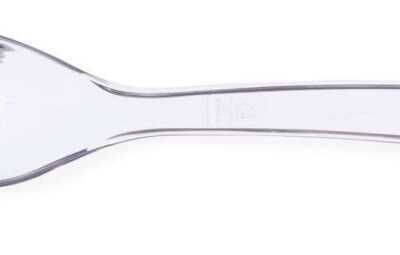 Colher para salada, 0,03L, Transparente, 235x55mm
