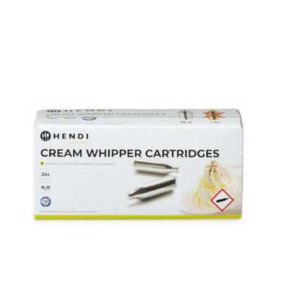 Carregadores de sifões de chantilly, 24 pcs