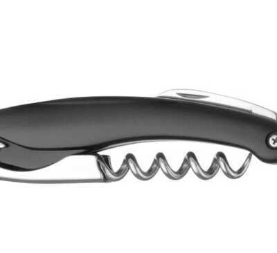 Saca-rolhas de bolso, Preto, 110x25mm