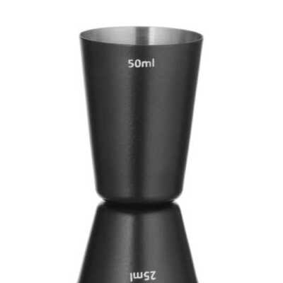 Medidor 25/50 mL, Preto, ø45x(H)86mm