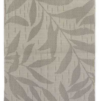 Individuais com folhas – conjunto, Cinzento-claro, 6 pcs. , 450x300mm
