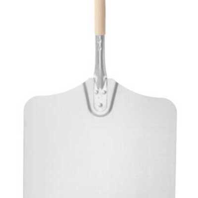 Pá para pizza com pega curta, quadrada, 355x710mm