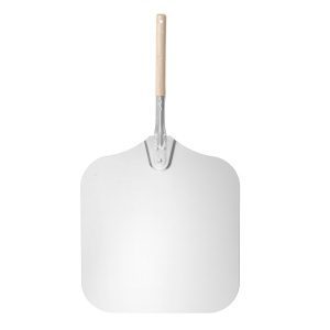 Pá para pizza com pega curta, quadrada, 405x760mm