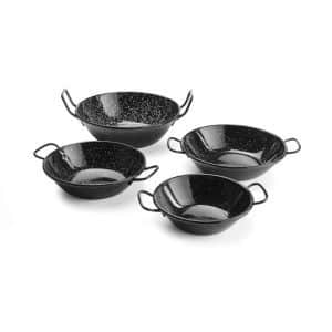Caçarolas para paelha em esmalte, ø185x(H)43mm