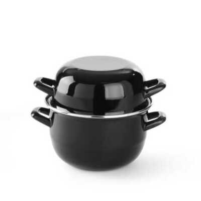 Panela para mexilhões - com tampa, 2,5L, ø200x(H)180mm