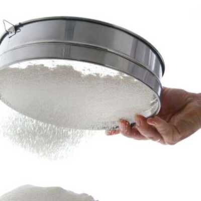 Coador de pasteleiro, para farinha fina e grossa, ø250x(H)75mm