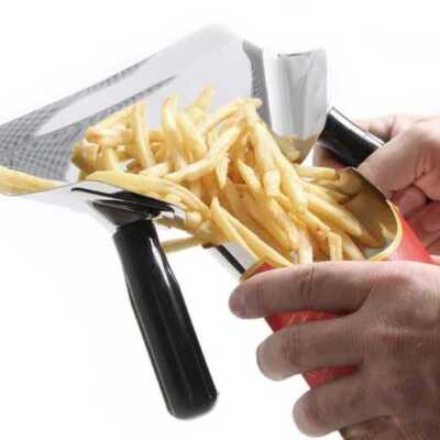 Pá para batatas fritas, Preto, 230x220mm