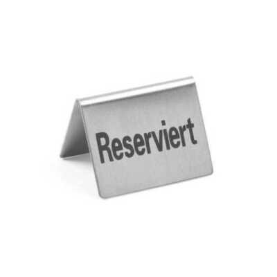 Sinal de mesa reservada - 4 unidades, 4 pcs. , 50x35x(H)40mm