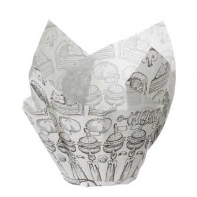 Papel antigordura pré-cortado - 150 unidades, 150 pcs. , 160x160x(H)50mm