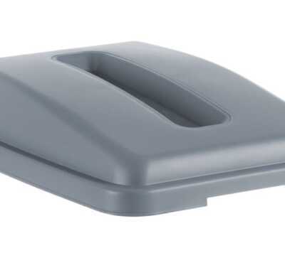 Tampa com abertura para caixote do lixo retangular 60L, 660x470x(H)30mm