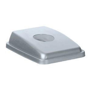 Tampa com abertura para caixote do lixo retangular 60L, 660x470x(H)30mm