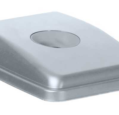Tampa com abertura para caixote do lixo retangular 60L, 660x470x(H)30mm