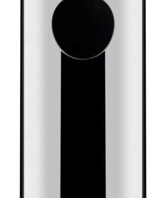 Caixote do lixo vertical com cinzeiro, 33L, ø240x(H)660mm