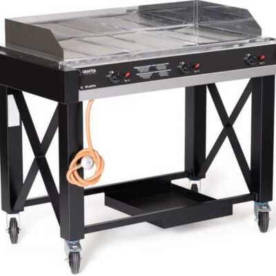 Barbecue a gás Atlanta, Preto, 13kW, 1285x770x(H)917mm