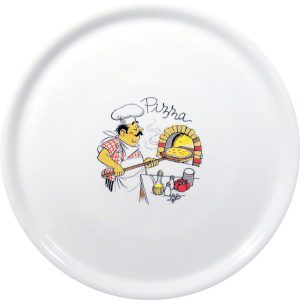Prato de piza Tradicional, Branco, ø310mm