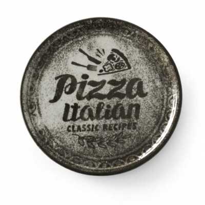 Prato de piza Coleção Recipe, preto, Preto, ø330mm