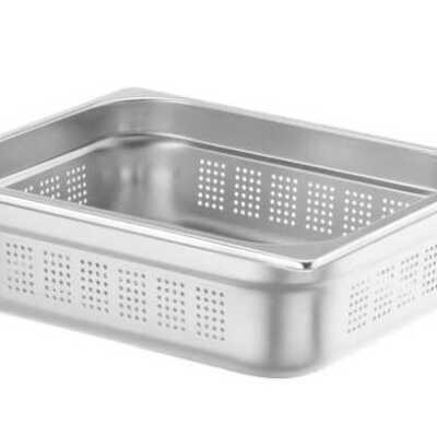 Recipiente Gastronorm 1/2 perfurado, GN 1/2, 6,5L, (H)100mm