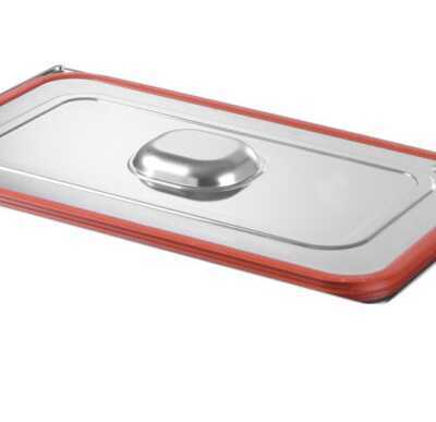 Tampa Gastronorm com aro em silicone, GN 1/2, 265x325mm