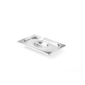 Tampa Gastronorm com encaixe para colheres, GN 1/4, 265x162mm
